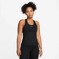 Nike Women's Dri-Fit Swoosh Bra Tank - Black -Optimal Sportswear Store DV9897 010 PHSFM001 1