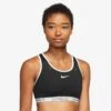 Nike Women's Swoosh On The Run Bra - Black -Optimal Sportswear Store DV9914 010 PHSFM001 1