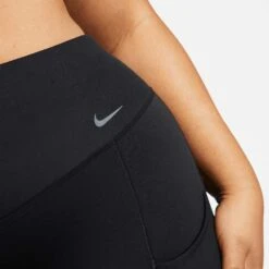 Nike Women's Dri-Fit Go High Rise 8in Short - Black -Optimal Sportswear Store DX3512 010 PHSYM003 2000