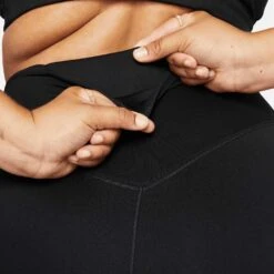 Nike Women's Dri-Fit Go High Rise 8in Short - Black -Optimal Sportswear Store DX3512 010 PHSYM006 2000