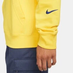 Nike Men's FC Barcelona Club Hoodie -Amarillo/Deep Royal Blue -Optimal Sportswear Store DX4755 728 PHSYM004 1