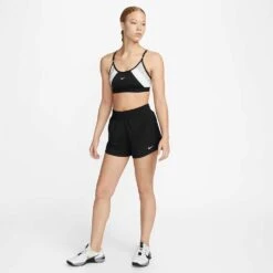 Women's Nike One Dri-Fit High Rise 3in Short - Black -Optimal Sportswear Store DX6014 010 PHSYM003 1500
