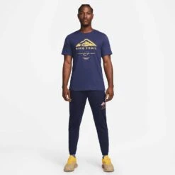 Men's Nike Tee Run Trail T-Shirt - Midnight Navy