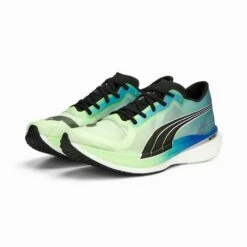 Men's Deviate Nitro Elite 2 Running Shoe- Fizzy Lime/Royal Sapphire/PUMA Black- Regular (D) -Optimal Sportswear Store Deviate NITRO Elite 2 Fireglow Men s Running Shoes 1