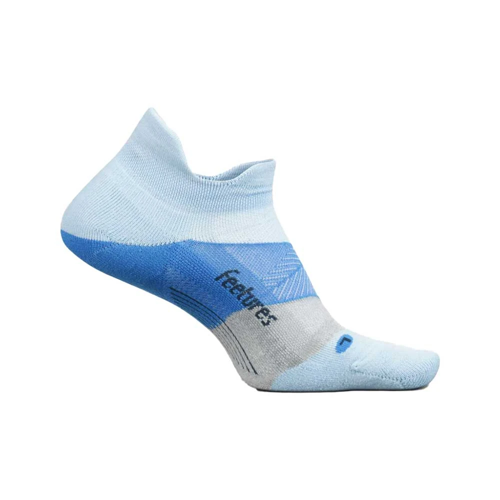 Feetures Unisex Elite Light Cushion No Show Tab Socks - Big Sky Blue 3 Feetures Unisex Elite Light Cushion No Show Tab Socks - Big Sky Blue