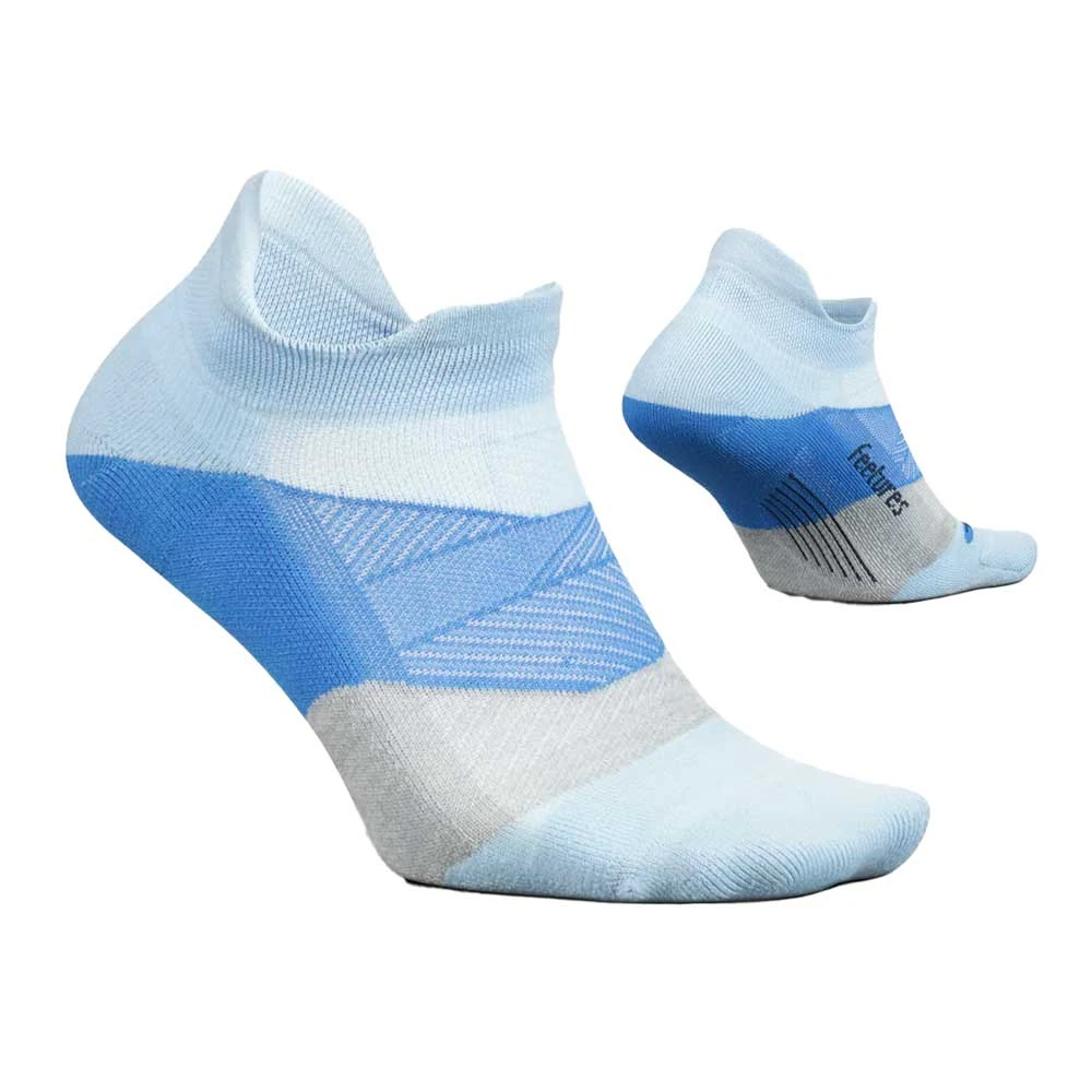 Feetures Unisex Elite Light Cushion No Show Tab Socks - Big Sky Blue 4 Feetures Unisex Elite Light Cushion No Show Tab Socks - Big Sky Blue - Image 2