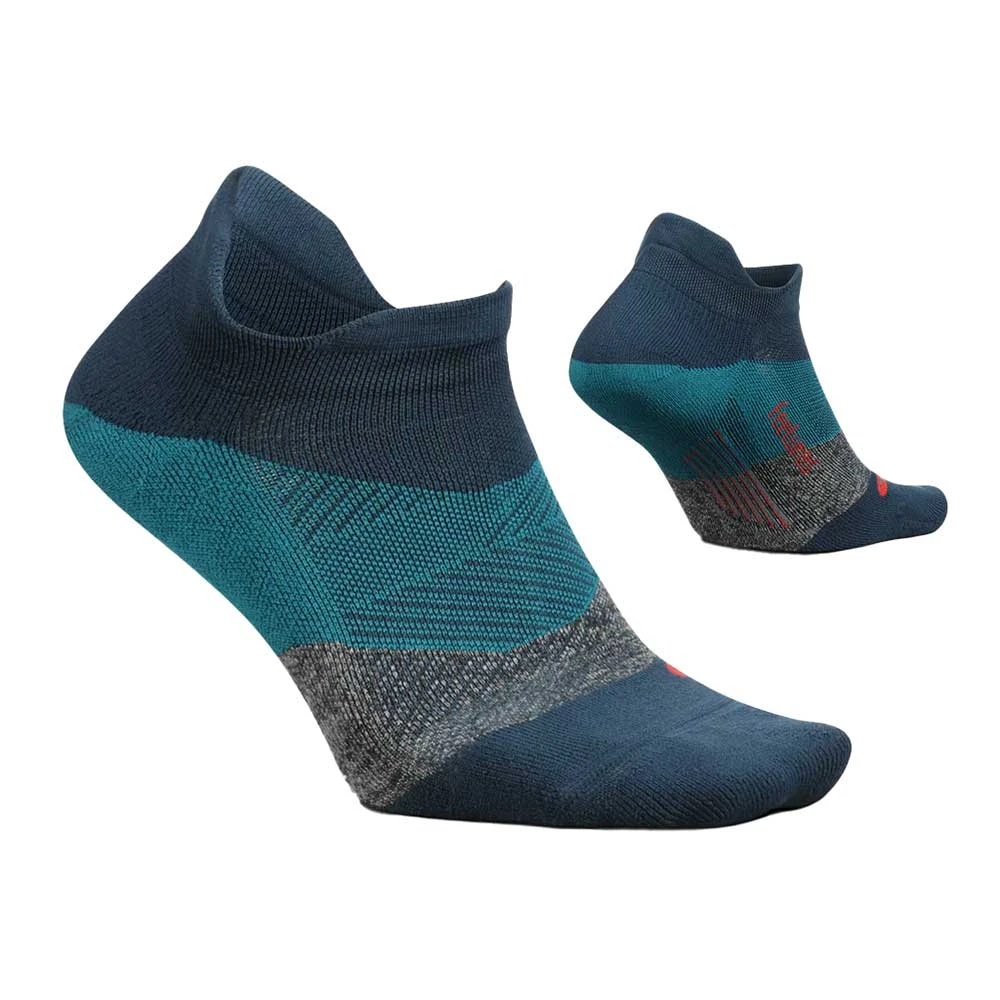 Feetures Unisex Elite Ultra Light No Show Tab Socks - Trek Teal 4 Feetures Unisex Elite Ultra Light No Show Tab Socks - Trek Teal - Image 2