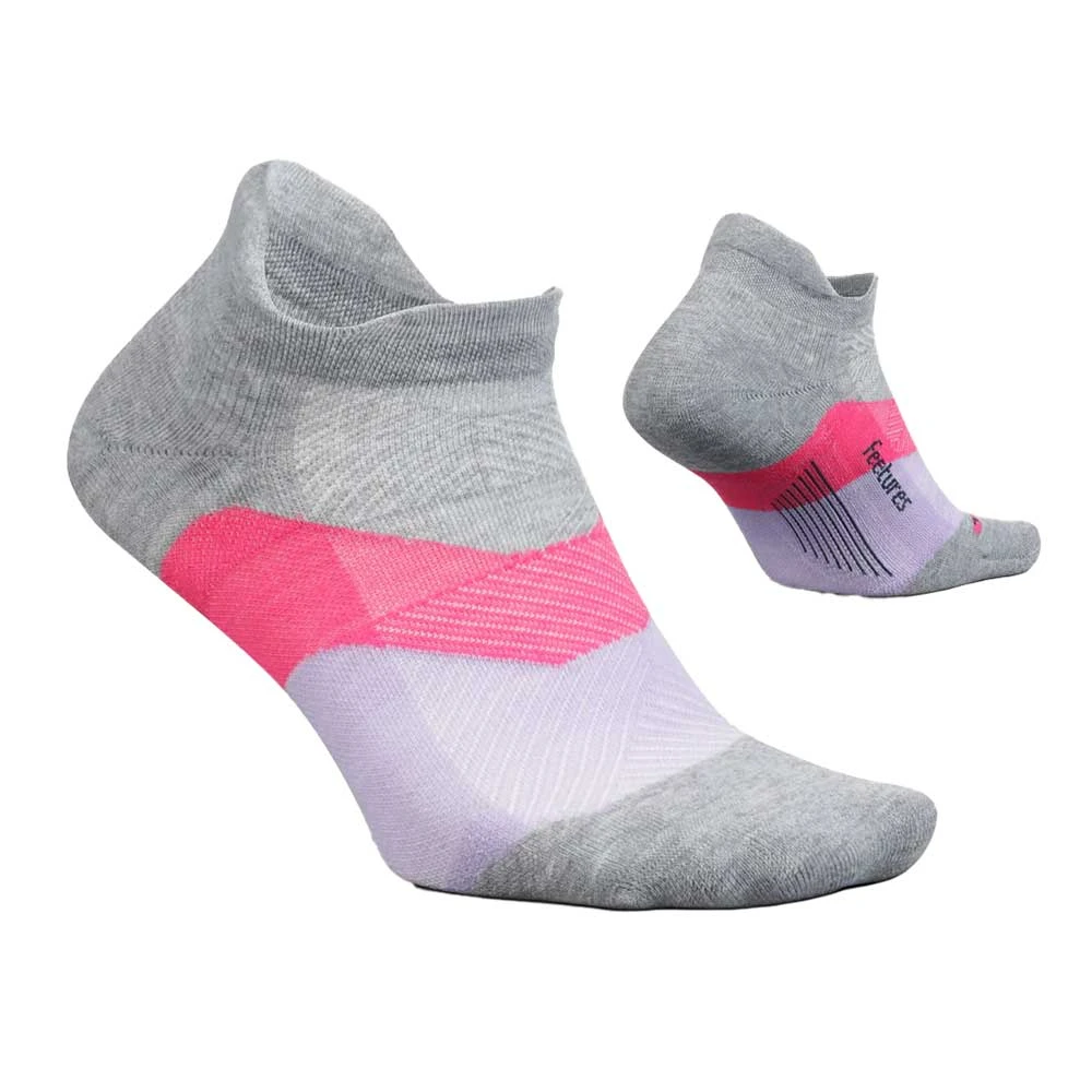 Feetures Unisex Elite Max Cushion No Show Tab Socks - Gradual Grey 4 Feetures Unisex Elite Max Cushion No Show Tab Socks - Gradual Grey - Image 2