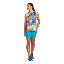 Women's Run All Day Tank - Blu Collage 12 Women's Run All Day Tank - Blu Collage -Optimal Sportswear Store EILkupHE
