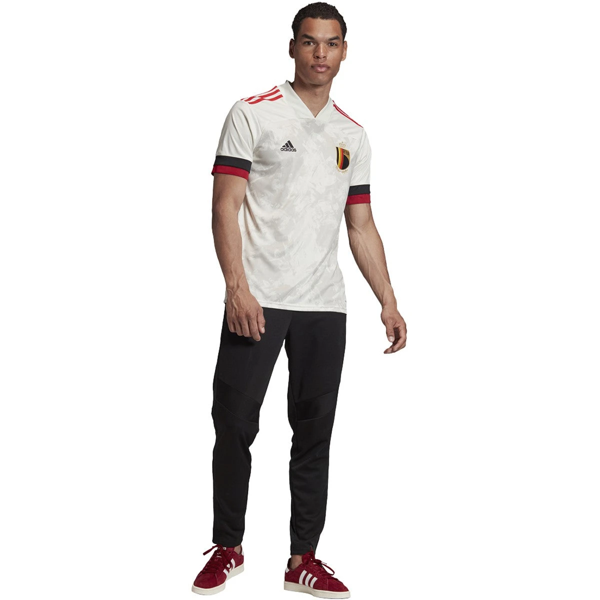 ADIDAS Belgium 2020/21 Away Jersey - Off White 8 ADIDAS Belgium 2020/21 Away Jersey - Off White - Image 6