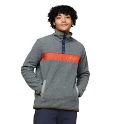 Cotopaxi Men's Teca Fleece Pullover - Volcanic Action -Optimal Sportswear Store F22 M Teca Fleece Pullover Volcanic Action 1345