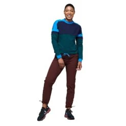 Cotopaxi Women's Bandera Organic Sweatshirt - Maritime/Deep Ocean -Optimal Sportswear Store F22 W Bandera Sweatshirt Maritime Deep Ocean 104