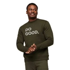Cotopaxi Men's Do Good Organic Crew Sweatshirt - Woods -Optimal Sportswear Store F23 M Do Good Organic Crew Sweatshirt Woods 2