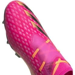 ADIDAS Unisex X Ghosted .2 FG Soccer Shoes - Shock Pink/Core Black/Screaming Orange -Optimal Sportswear Store FW6959 03