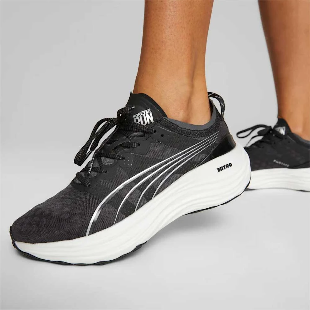 Women's ForeverRun Nitro Running Shoe - Puma Black- Regular (B) 6 Women's ForeverRun Nitro Running Shoe - Puma Black- Regular (B) - Image 4