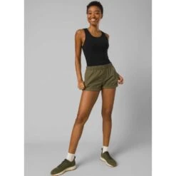 Prana Women's Foundation Rib Tank Top - Black Heather -Optimal Sportswear Store Foundation Rib Tank 4