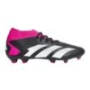 ADIDAS Unisex Predator Accuracy 2 FG Soccer Shoe - Core Black/Ftwr White/Team Shock Pink 2 - Regular (D) -Optimal Sportswear Store GW4586