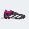 ADIDAS Unisex Predator Accuracy .3 FG Soccer Shoe - Core Black/Ftwr White/Team Shock Pink 2 - Regular (D) -Optimal Sportswear Store GW4589