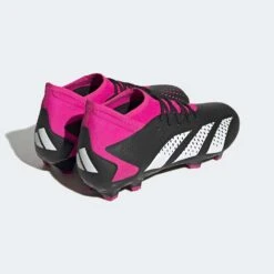 ADIDAS Unisex Predator Accuracy .3 FG Soccer Shoe - Core Black/Ftwr White/Team Shock Pink 2 - Regular (D) -Optimal Sportswear Store GW4589 back
