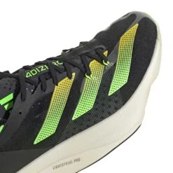 ADIDAS Unisex AdiZERO Adios Pro 3 Running Shoe - Core Black/Beam Yellow/Solar Green - Regular (D) -Optimal Sportswear Store GX6251 03 1