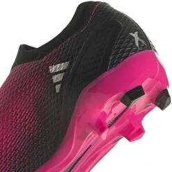 ADIDAS Unisex X Speedportal.3 LL FG Soccer Shoe - Team Shock Pink 2/Zero Metalic/Core Black - Regular (D) -Optimal Sportswear Store GZ5065 02