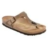 Birkenstock Gizeh Cork Tobacco Brown Oiled Leather Sandal- Regular/Wide -Optimal Sportswear Store Gizeh Tobacco Oiled Leather 943811