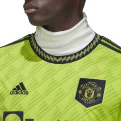 ADIDAS Men's 22/23 Manchester United 3rd Jersey - Semi Solar Slime -Optimal Sportswear Store HE2981 04
