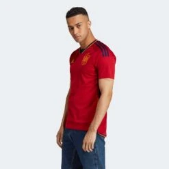 ADIDAS Men's Spain 2022 Home Jersey - Team Powder Red 13 ADIDAS Men's Spain 2022 Home Jersey - Team Powder Red -Optimal Sportswear Store HL1970 22 model