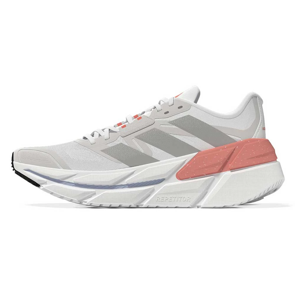 ADIDAS Women's Adistar CS Running Shoe - Ftwr White/Silver Met/Coral Fusion - Regular (B) 3 ADIDAS Women's Adistar CS Running Shoe - Ftwr White/Silver Met/Coral Fusion - Regular (B)