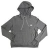 Women's Performance Tech Hoodie - Heather Classic Gray/Light Gray Embroidered Gazelle Patch -Optimal Sportswear Store IMG 1670