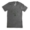 Unisex RUN X Mitten Triblend Short Sleeve Tee - Grey/Hunter Green -Optimal Sportswear Store IMG 1696