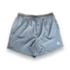 Men's Utility Tech 5" Run Short Lined - Castor Gray/Dark Gray Woven Gazelle Patch -Optimal Sportswear Store IMG 9430