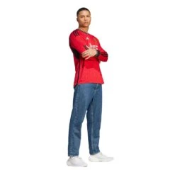 ADIDAS Men's Manchester United 23/24 Home Long Sleeve Jersey - Team Collegiate Red -Optimal Sportswear Store IP1729 25 model