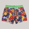 Men's 5in AFO Middle Short - Primary Floral Collage