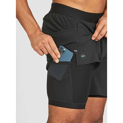 Men's 7" AFO Traverse 2-in-1 Running Short - Midnight 8 Men's 7" AFO Traverse 2-in-1 Running Short - Midnight - Image 6