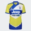 ADIDAS Juventes 21/22 3rd Jersey - Shock Yellow/Hi Res Blue -Optimal Sportswear Store Juventus 21 22 Third Jersey Yellow GS1439 01 laydown