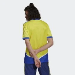 ADIDAS Juventes 21/22 3rd Jersey - Shock Yellow/Hi Res Blue -Optimal Sportswear Store Juventus 21 22 Third Jersey Yellow GS1439 23 hover model