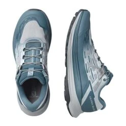 Salomon Women's Ultra Glide Trail Running Shoe - Bluestone/Perl Blue/Ebony - Regular (B) -Optimal Sportswear Store L41553900 10 GHO ULTRA GLIDE W Bluest
