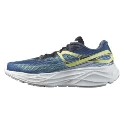 Salomon Men's Aero Blaze Running Shoe- Blue Ashes/Sunny Lime/Dark Sapphire- Regular (D) -Optimal Sportswear Store L47049200 1c091cc8afd4a8f2210419d36db57a20