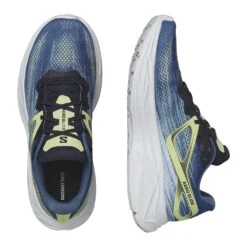 Salomon Men's Aero Glide Running Shoe- Blue Ashes/Dark Sapphire/Sunny Lime- Regular (D) 14 Salomon Men's Aero Glide Running Shoe- Blue Ashes/Dark Sapphire/Sunny Lime- Regular (D) -Optimal Sportswear Store L47049200 9711a999038dd812d012c2d4b8b4500d