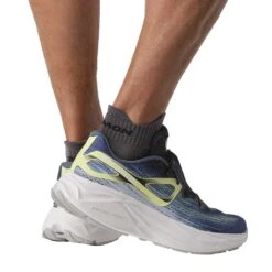 Salomon Men's Aero Glide Running Shoe- Blue Ashes/Dark Sapphire/Sunny Lime- Regular (D) 15 Salomon Men's Aero Glide Running Shoe- Blue Ashes/Dark Sapphire/Sunny Lime- Regular (D) -Optimal Sportswear Store L47049200 da77c4d346a21a8823a93fe4aa5dd610