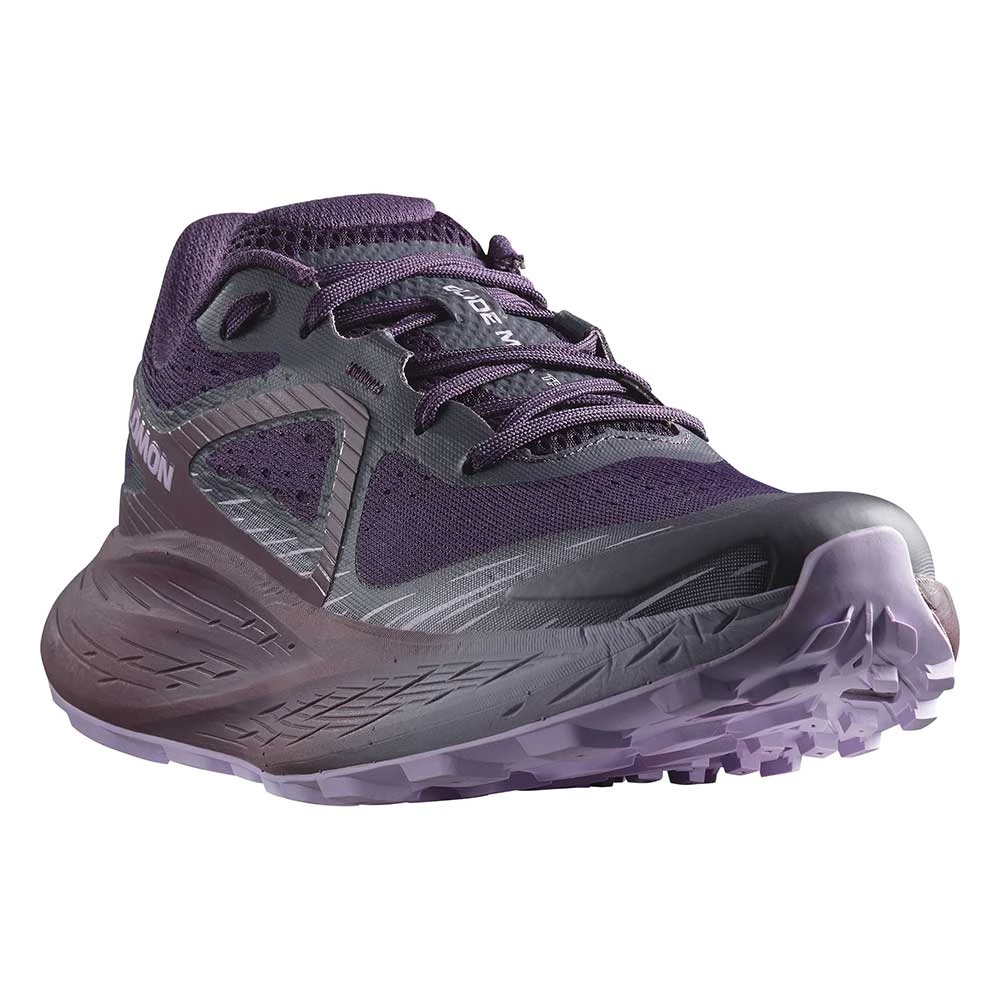 Salomon Women's Glide Max TR Trail Running Shoe - Nightshade/Moonscape/Orchid Bloom - Regular (B) 4 Salomon Women's Glide Max TR Trail Running Shoe - Nightshade/Moonscape/Orchid Bloom - Regular (B) - Image 2
