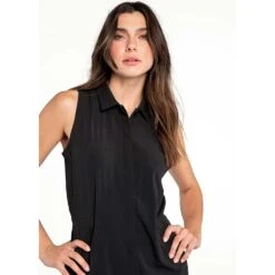 LOLE Women's Momentum Shirt Dress - Black Beauty -Optimal Sportswear Store LSW4272 N415 7 1900x bf694345 4b32 4cfd 8f73 8dd9dac762ce