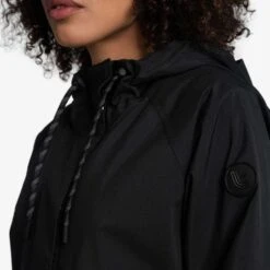 LOLE Women's Lachine Oversized Rain Jacket - Black Beauty -Optimal Sportswear Store LUW0872 N415 6 2048x2860 06508185 a60b 49d1 be12 906e12f9703f
