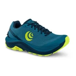 Topo Athletic Men's Ultraventure 3 Trail Shoe- Blue/Lime- Regular (D) -Optimal Sportswear Store M060.Blue Lime 04