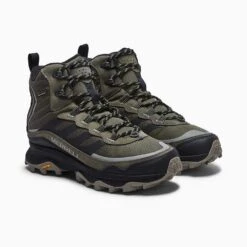 Merrell Men's Moab Speed Thermo Mid Waterproof Hiking Boot - Olive - Regular (D) -Optimal Sportswear Store MRLM J066915 021621 S21 004 1