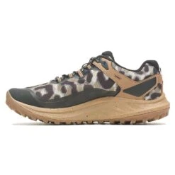 Merrell Women's Antora 3 Trail Running Shoe - Sepia Leopard - Regular (B) -Optimal Sportswear Store MRLW J067552 020722 S23 180