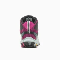 Merrell Women's Antora 3 Mid Waterproof Boot - Black/Fuchsia - Regular (B) -Optimal Sportswear Store MRLW J067582 020722 S23 270