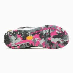 Merrell Women's Antora 3 Mid Waterproof Boot - Black/Fuchsia - Regular (B) -Optimal Sportswear Store MRLW J067582 020722 S23 OUT