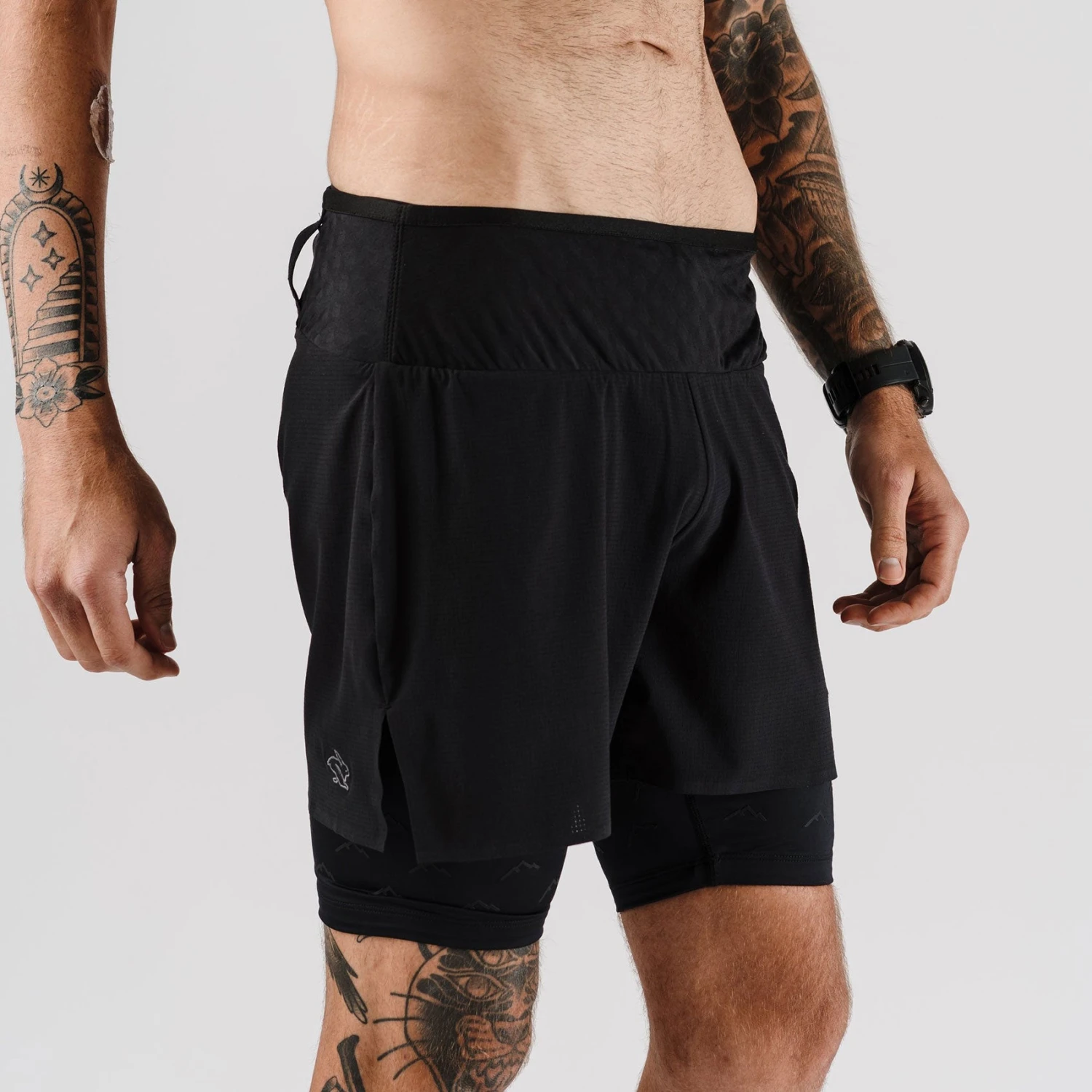 Men's Shredders 2-in-1 5in Short - Black 5 Men's Shredders 2-in-1 5in Short - Black - Image 3